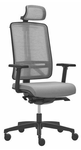 kancelárska stolička FLEXI FX 1104.087.022 skladová sivá gallery main image