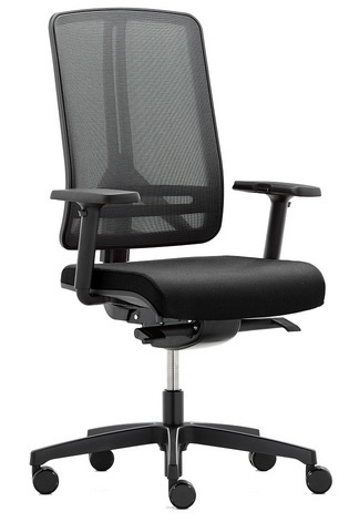 kancelárska stolička FLEXI FX 1104.087 skladová čierna gallery main image