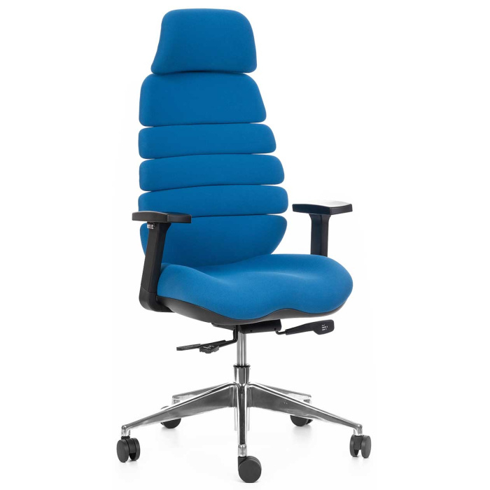 kancelárska stolička SPINE modrá s PDH