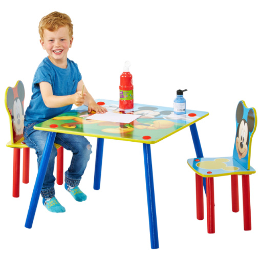 Detský stôl so stoličkami MYŠIAK MICKEY 