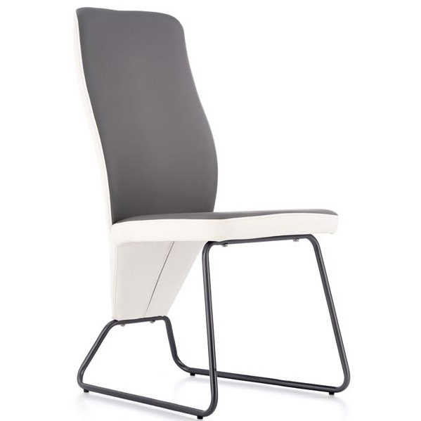 Jedálenská stolička K300 šedo-biela