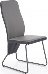 Jedálenská stolička K300 šedo-čierna