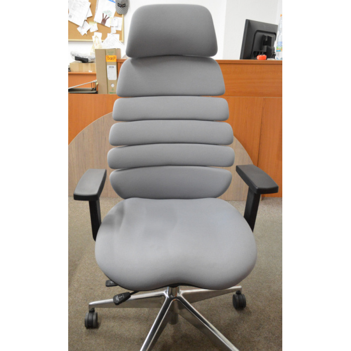 kancelárska stolička SPINE sivá s PDH č.AOJ481