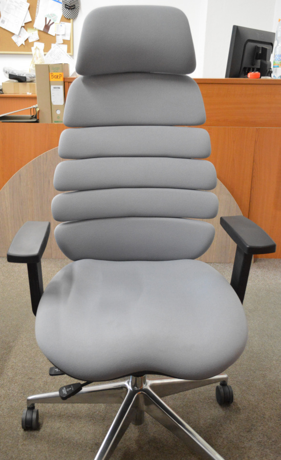 kancelárska stolička SPINE sivá s PDH č.AOJ481 gallery main image