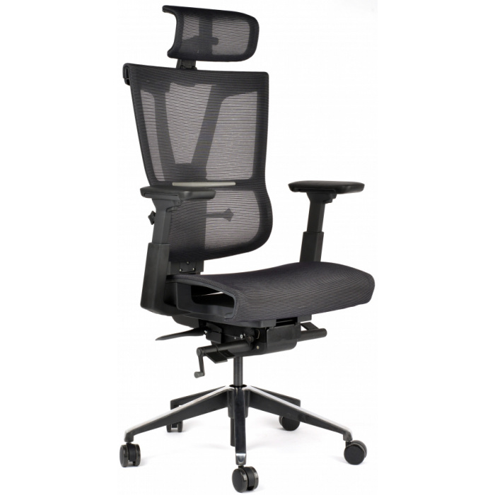 Kancelárská stolička MISSION čierna, č. AOJ516