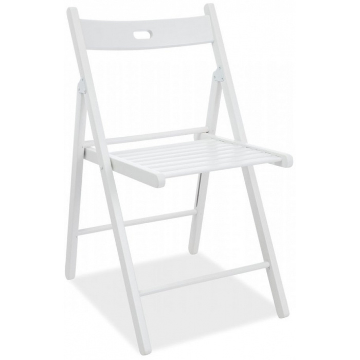 Skládacia stolička SMART II biela