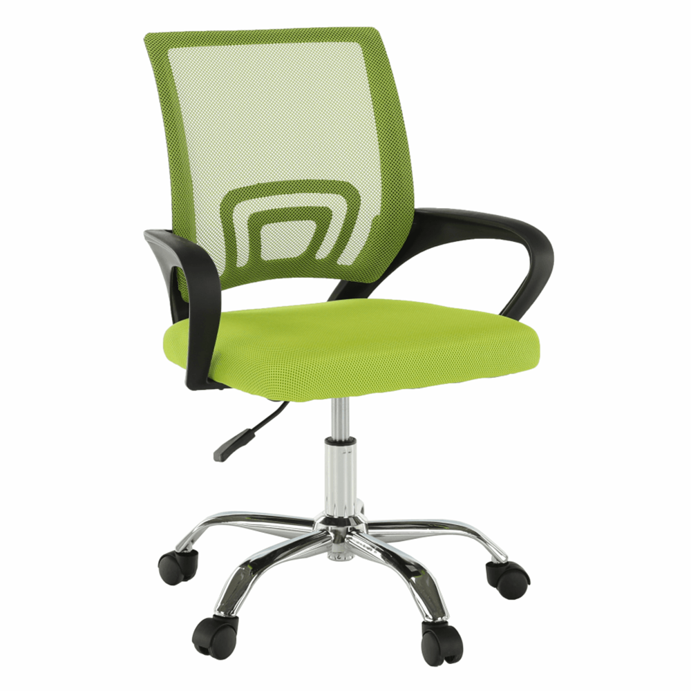 TEMPO KONDELA Kancelářská židle, zelená / černá, DEX 2 NEW