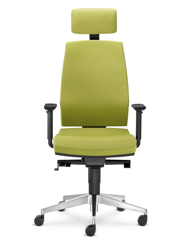 Kancelářska stolička STREAM 285-SYS zeleno-sivá skladová gallery main image