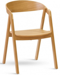 Jedálenská stolička GURU /M dub masív