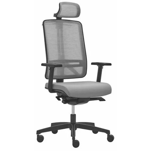 kancelárska stolička FLEXI FX 1104 šedá SKLADOVÁ