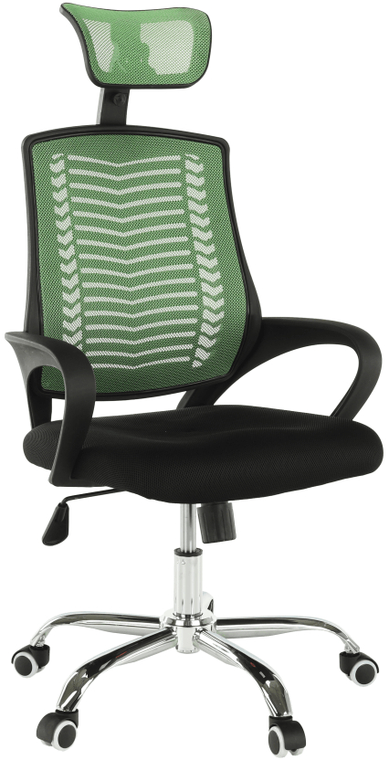 Kancelárská stolička, zelená/čierna/chrom, IMELA TYP 1 gallery main image