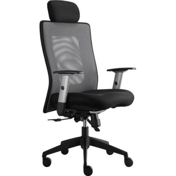 kancelárská stolička LEXA s podhlavníkom, antracit č.AOJ999S