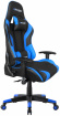 Herná stolička MRacer koženka, čierno-modrá