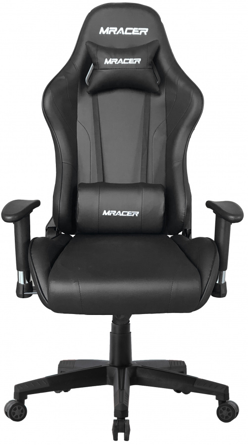 Herná stolička MRacer koženka, čierná gallery main image