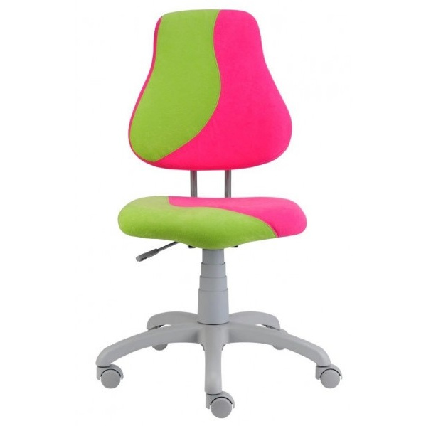 detská stolička FUXO S-line růžovo-zelená