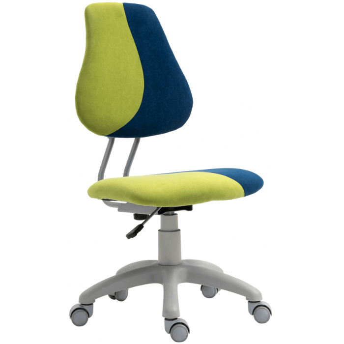 Rastúca otočná stolička RAIDON zelená/modrá/sivá