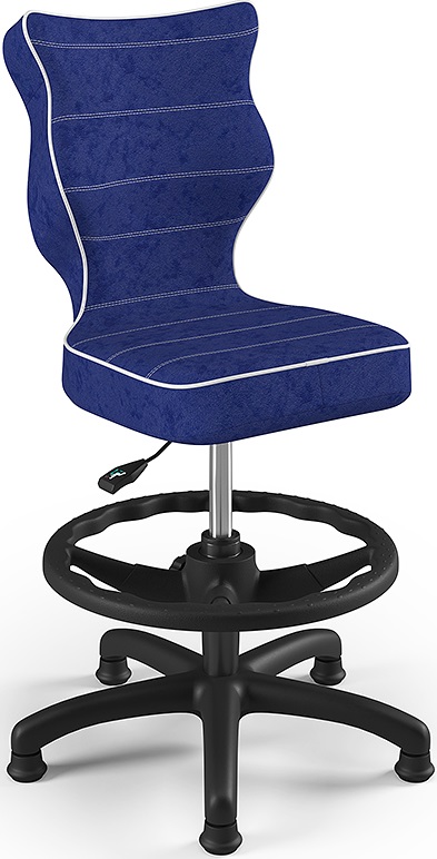 detská stolička PETIT BLACK 4 modrá s extendem gallery main image