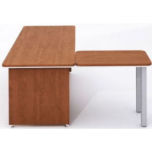 Prístavný stôl WELS,  90x55x76,2 cm, ľavé prevedenie 