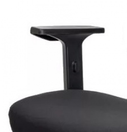 podrúčka pre stoličku FISH BONES, pravá, čierny plast