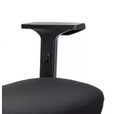 podrúčka pre stoličku FISH BONES, ľavá, čierny plast