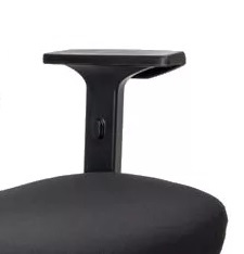 podrúčka pre stoličku FISH BONES, ľavá, čierny plast gallery main image