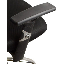 Podrúčka pre stoličku Marika YH-6068H čierna - ľavá, nastaviteľná