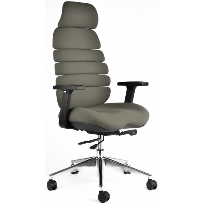 kancelárska stolička SPINE tmavo sivá, s PDH,  č.AOJ1387