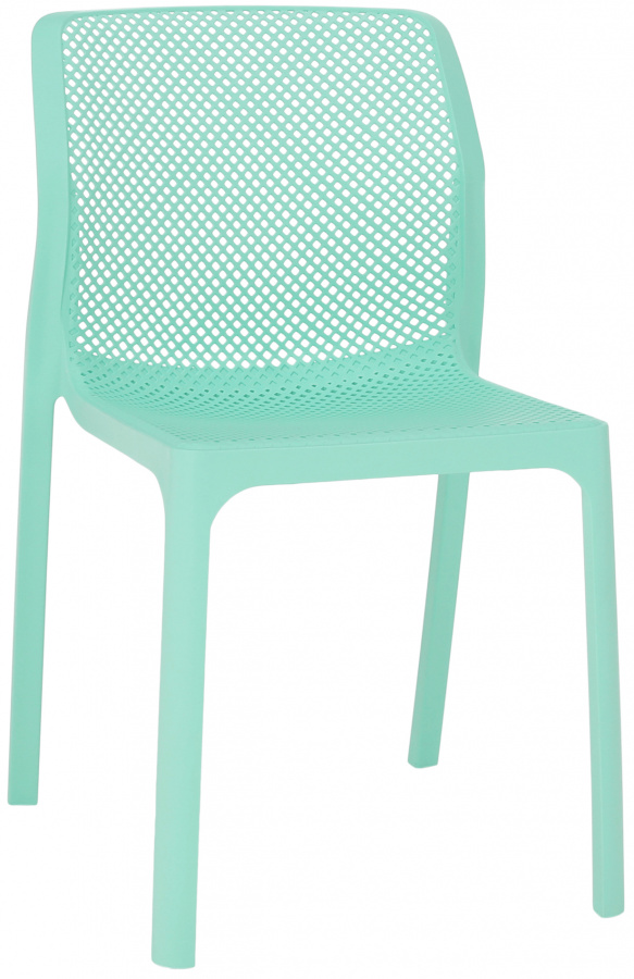 Stohovateľná stolička LARKA, mentolová/ plast gallery main image