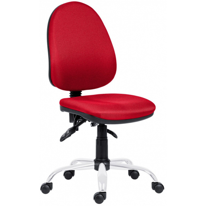 kancelárska stolička PANTHER ASYN C D3 červená, č.AOJ1406S