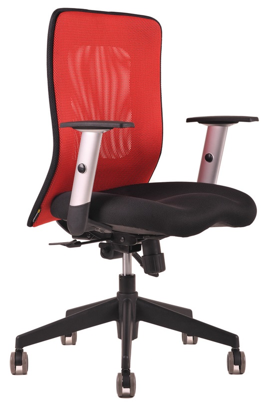 kancelárska stolička CALYPSO červená gallery main image
