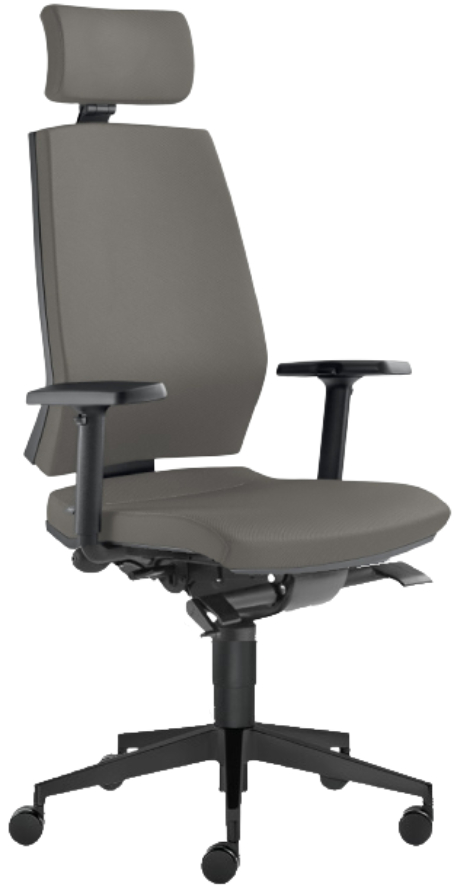 Kancelárska stolička STREAM 280-SYS, sivá skladová gallery main image