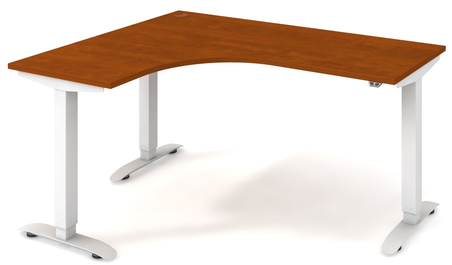 kancelársky stôl MOTION Trigon ERGO MST 2 60 P - elektr. nastaviteľný stôl, 160x120 cm gallery main image