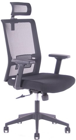 kancelárská stolička PIXEL šedo-čierna gallery main image