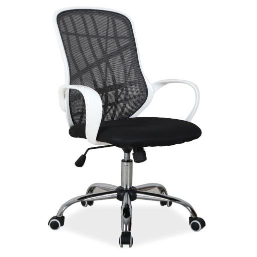 kancelárska stolička DEXTER čierno-biela