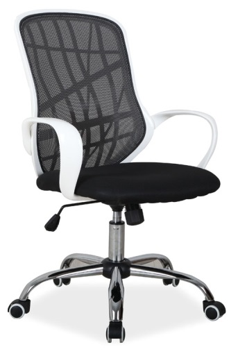 kancelárska stolička DEXTER čierno-biela gallery main image