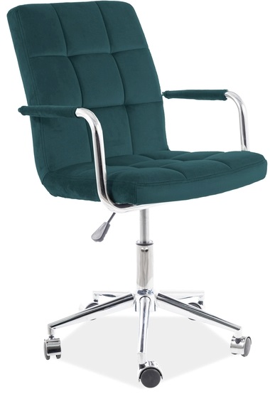 SIGNAL detska stolička Q-022 VELVET zelená