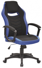 herná stolička CAMARO čierno-modrá