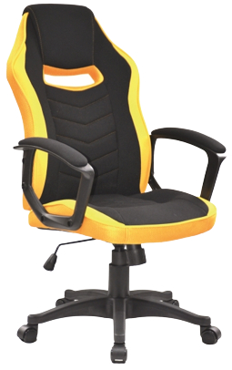 herná stolička CAMARO čierno-žltá gallery main image
