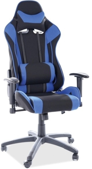 SIGNAL herná stolička VIPER čierno-modrá