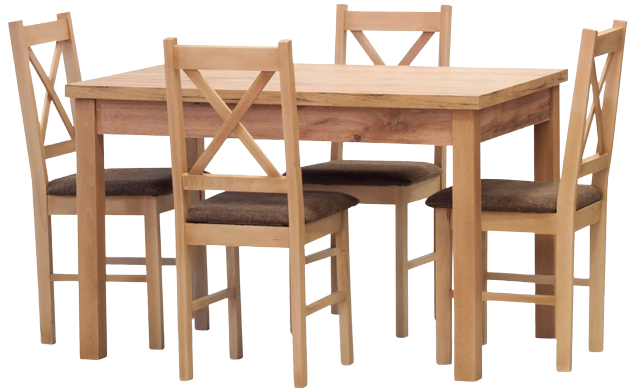 Jedálenský set stôl UDINE / stolička TERA gallery main image