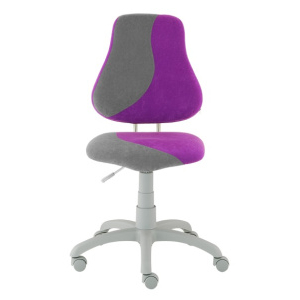 detská stolička FUXO S-line fialovo-sivá SKLADOVÁ