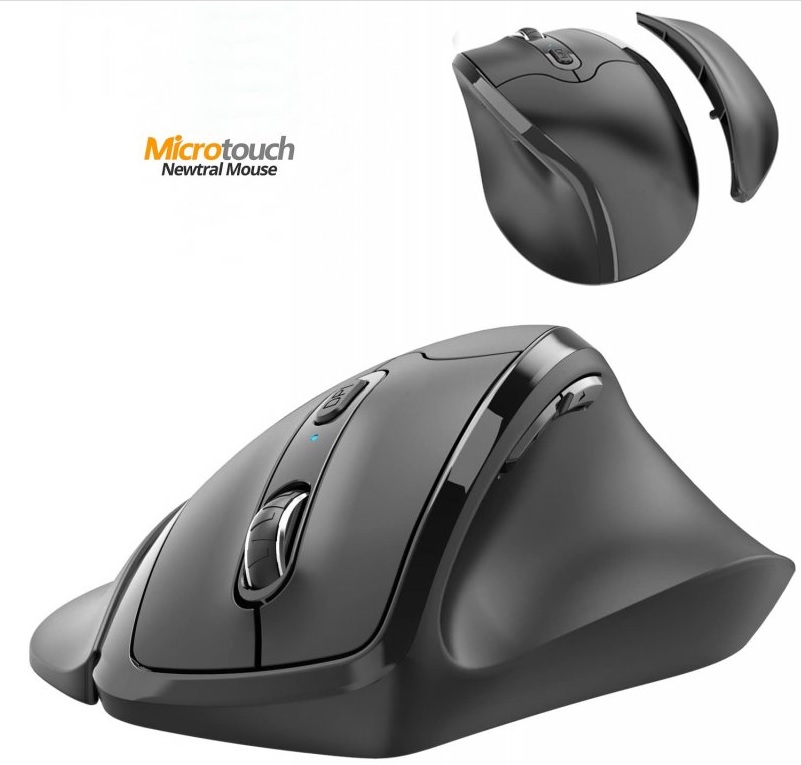 Microtouch Technology Inc. Newtral 3 bezdrôtová vertikálna myš LARGE (N300BWL) gallery main image