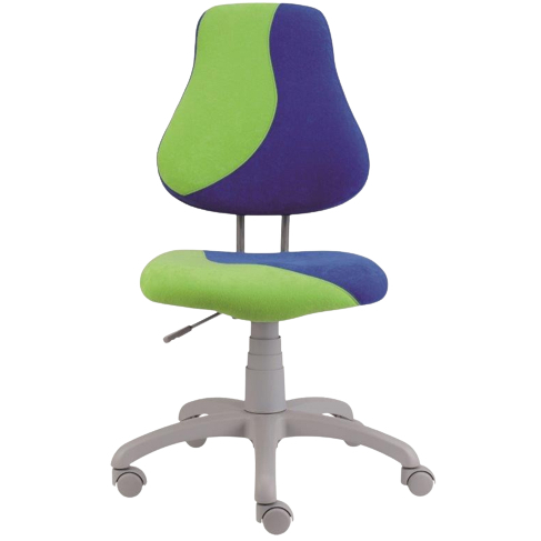 detská stolička FUXO S-line modrá - zelená