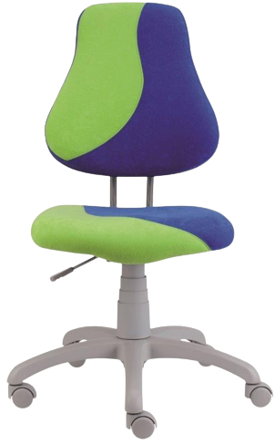 detská stolička FUXO S-line modrá - zelená gallery main image