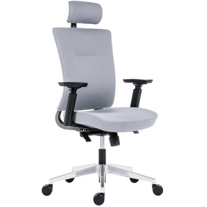 kancelárska stolička NEXT PDH ALL UPH sivá