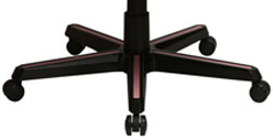 Krytky na kríž na DXRacer kovový, ružové dlhé, RZ95, súprava 5 ks gallery main image