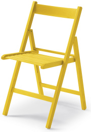 skládací stolička SMART žltá