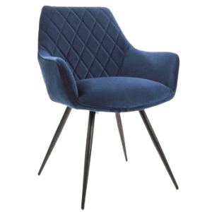Jedálenská stolička LINEA modrá