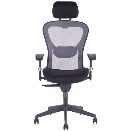Kancelárska stolička PADY, šedo-čierna vzorový kus Rožnov