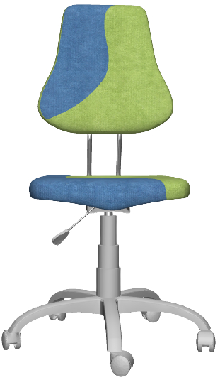 detská stolička FUXO S-line svetlo zelená - modrá posledný vzorový kus BRATISLAVA gallery main image